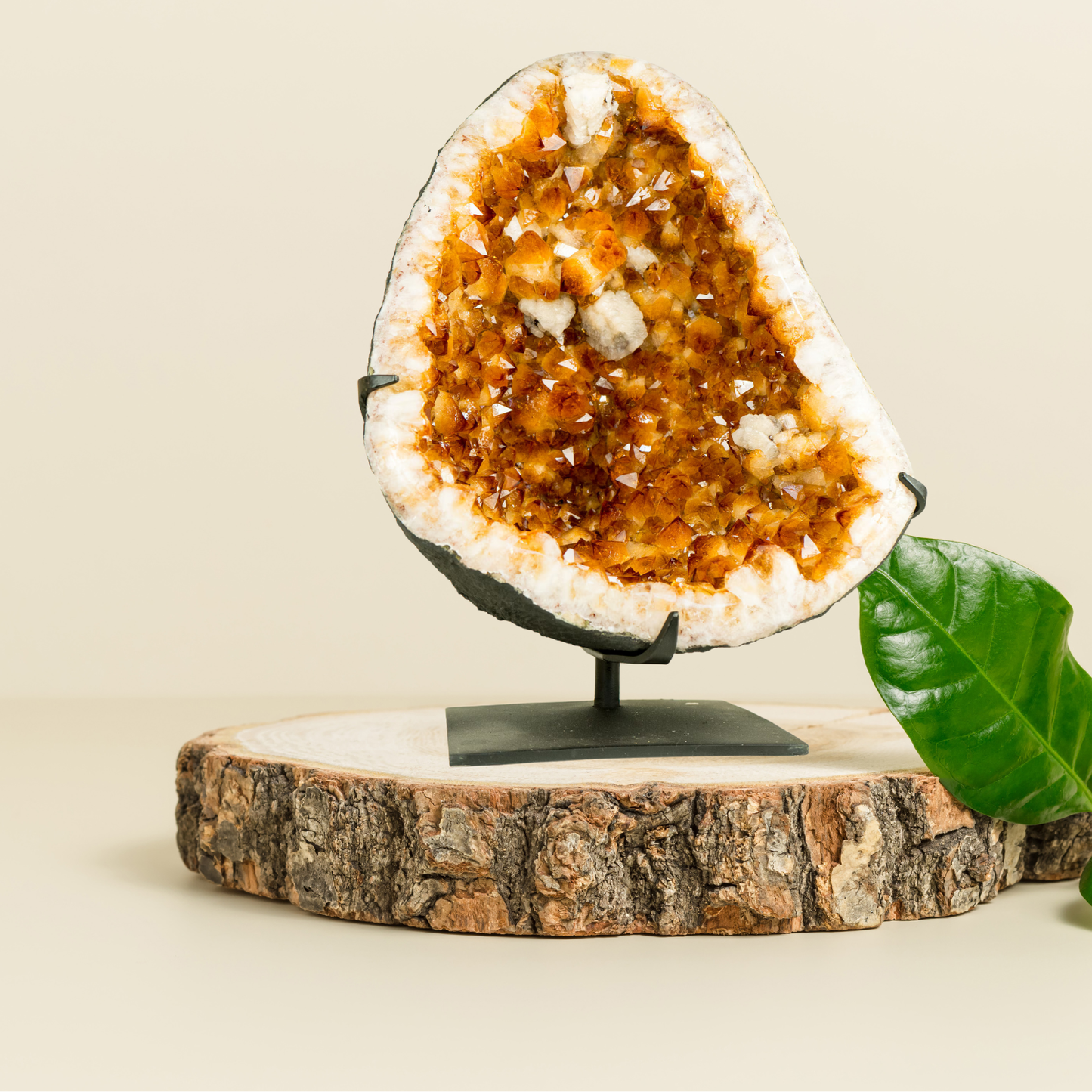 Natural Citrine Geodes (200g-250g)