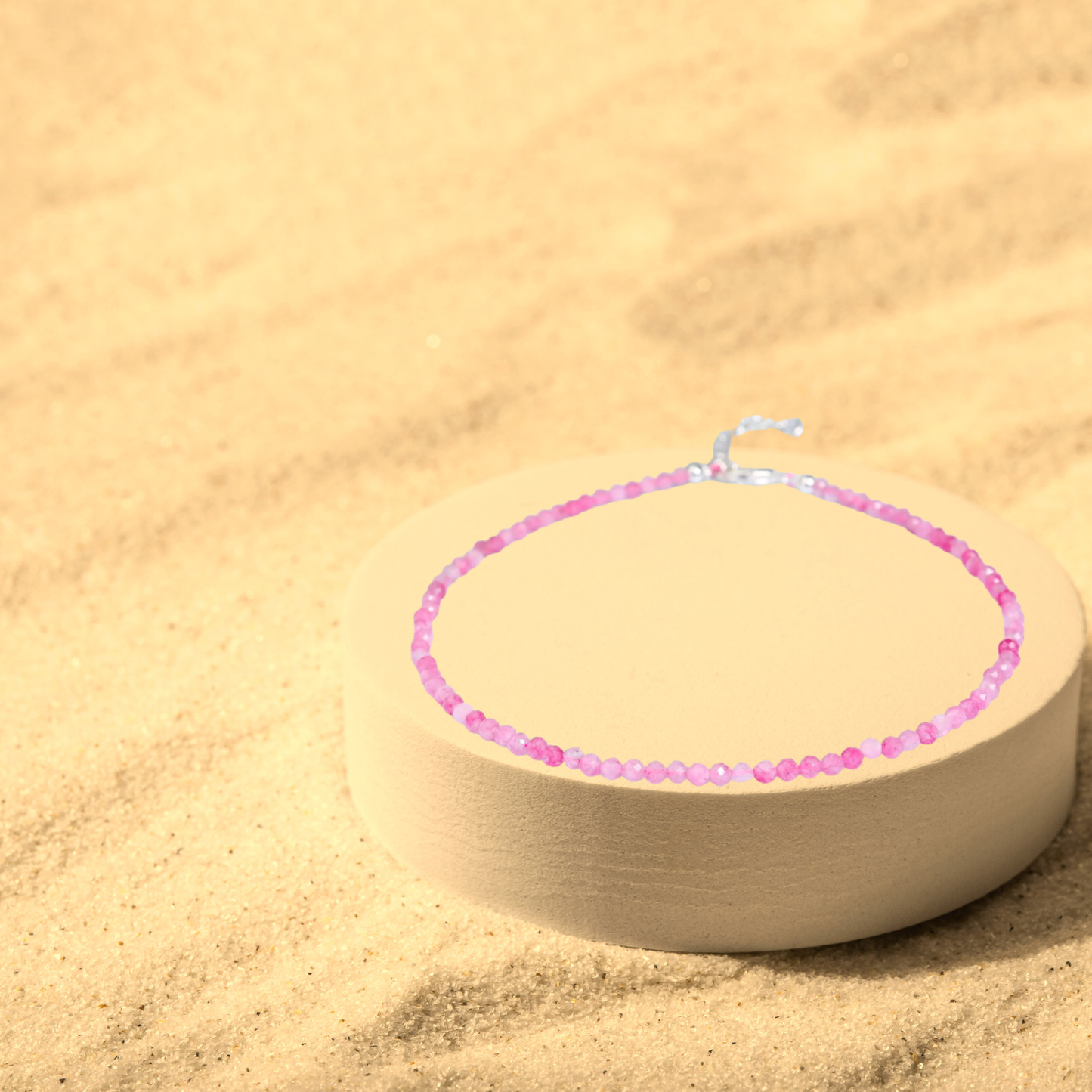 Rose Quartz Anklet