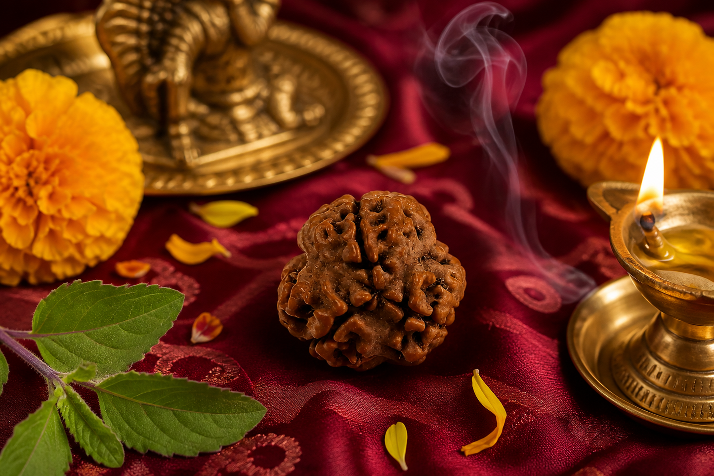 Nepali Origin 3 Mukhi Rudraksha