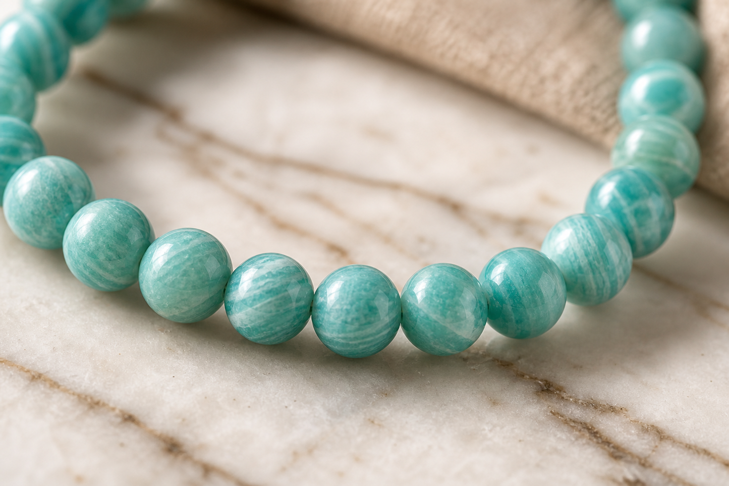 Amazonite Bracelet – Calmness, Communication, and Balance