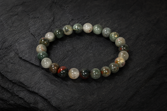 Blood Stone Bracelet – Strength, Courage, and Vitality