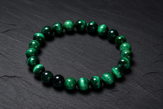 Green Tiger Eye Bracelet – Confidence, Balance, and Prosperity
