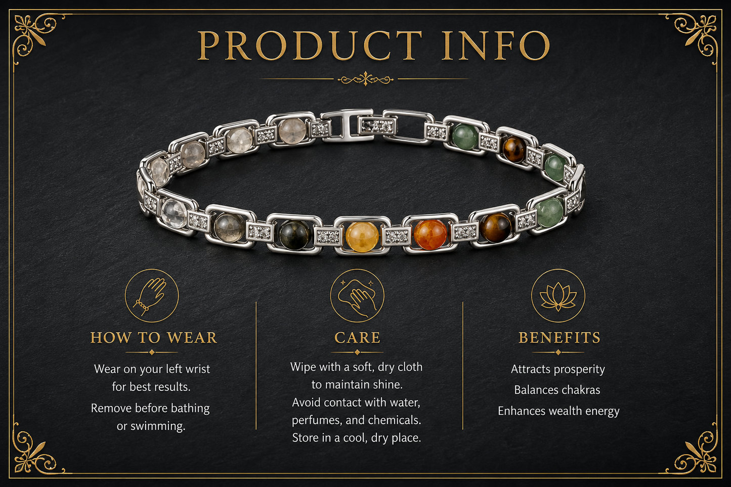 Metal Dhan Yog Bracelet (Silver) – Wealth, Prosperity, and Success