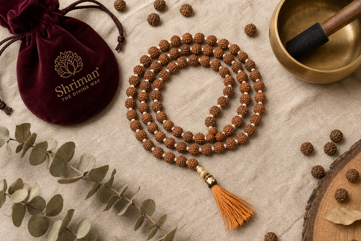 5 Mukhi Rudraksha Jaap Mala