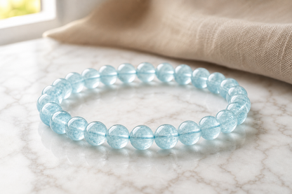 Aquamarine Bracelet – Courage, Calm Mind, and Emotional Healing