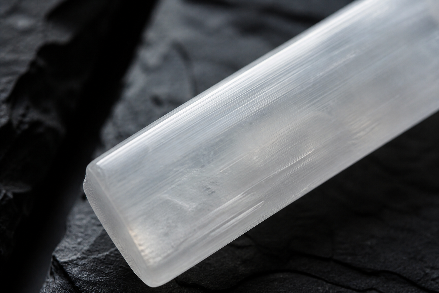 Selenite Pencil Pendant