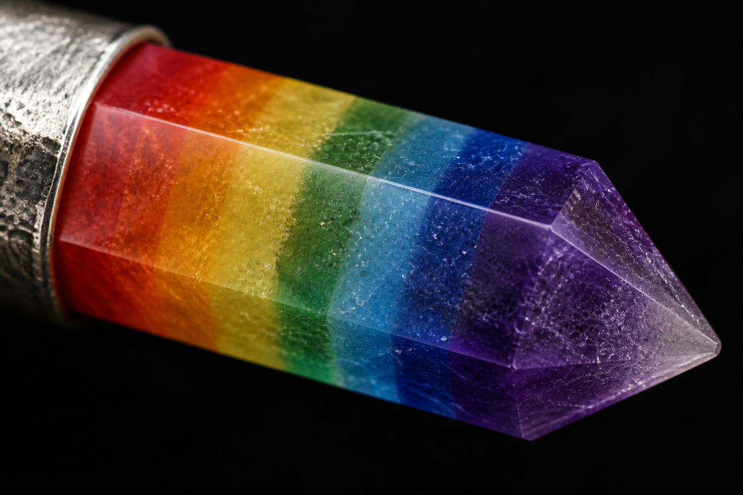 Seven Chakra Pencil Pendant