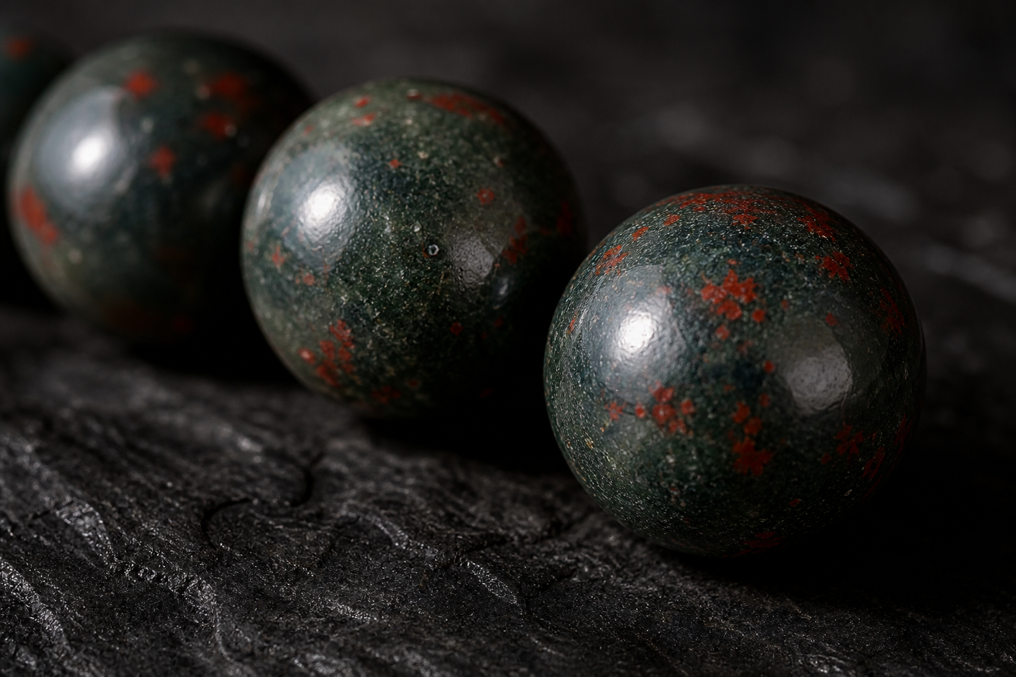 Blood Stone Bracelet – Strength, Courage, and Vitality