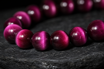 Pink Tiger Eye Bracelet – Confidence, Love, and Emotional Strength