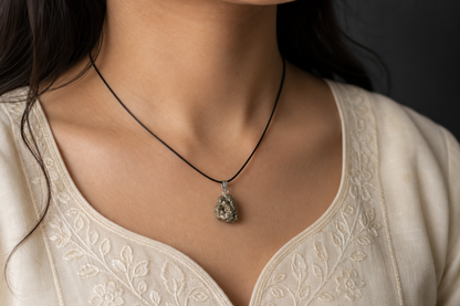 Raw Pyrite Pendant