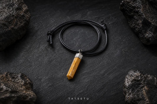 Yellow Aventurine Pencil Pendant