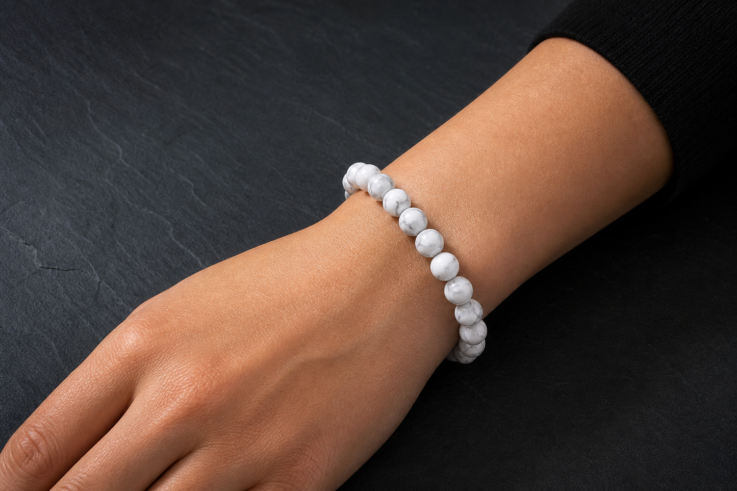 Howlite Bracelet – Calmness, Patience, and Stress Relief