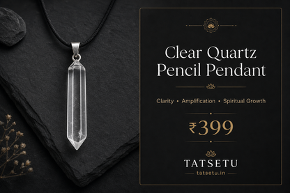 Clear Quartz Pencil Pendant