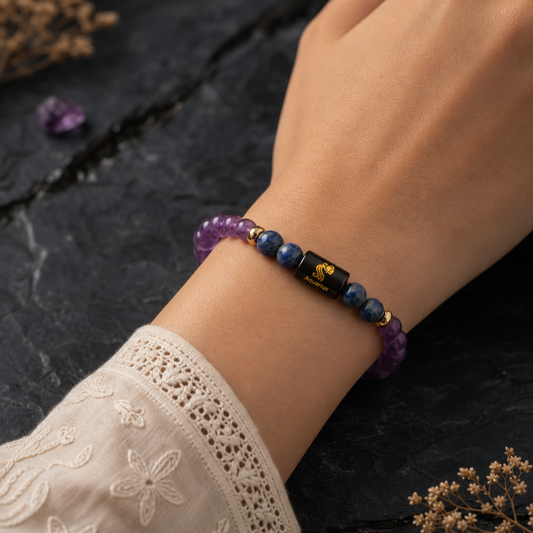 Aquarius Zodiac (Kumbh Rashi) Bracelet | DOB: 20 Jan – 18 Feb