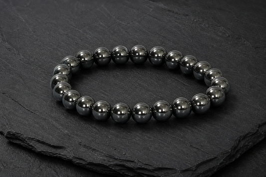 Hematite Bracelet – Grounding, Stability, and Focus