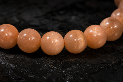 Peach Moonstone Bracelet – Emotional Healing, Love, and Harmony