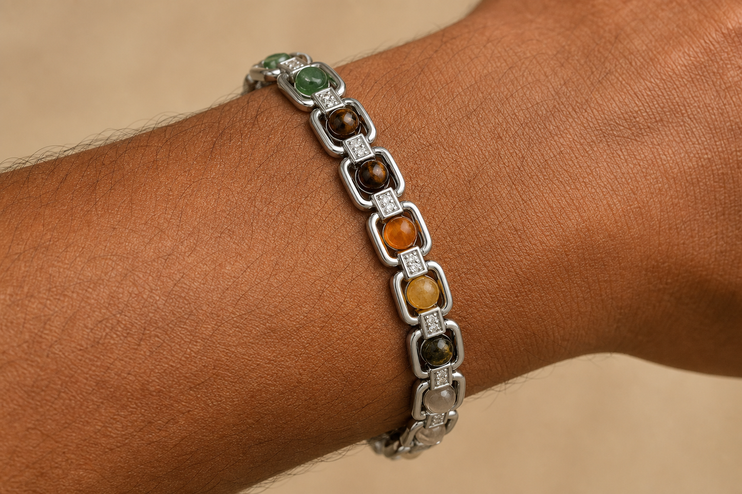 Metal Dhan Yog Bracelet (Silver) – Wealth, Prosperity, and Success