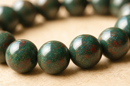 Blood Stone Bracelet – Strength, Courage, and Energy Boost