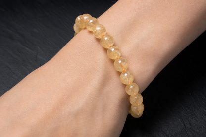 Citrine (Unheated) Bracelet – Abundance, Success, and Positivity