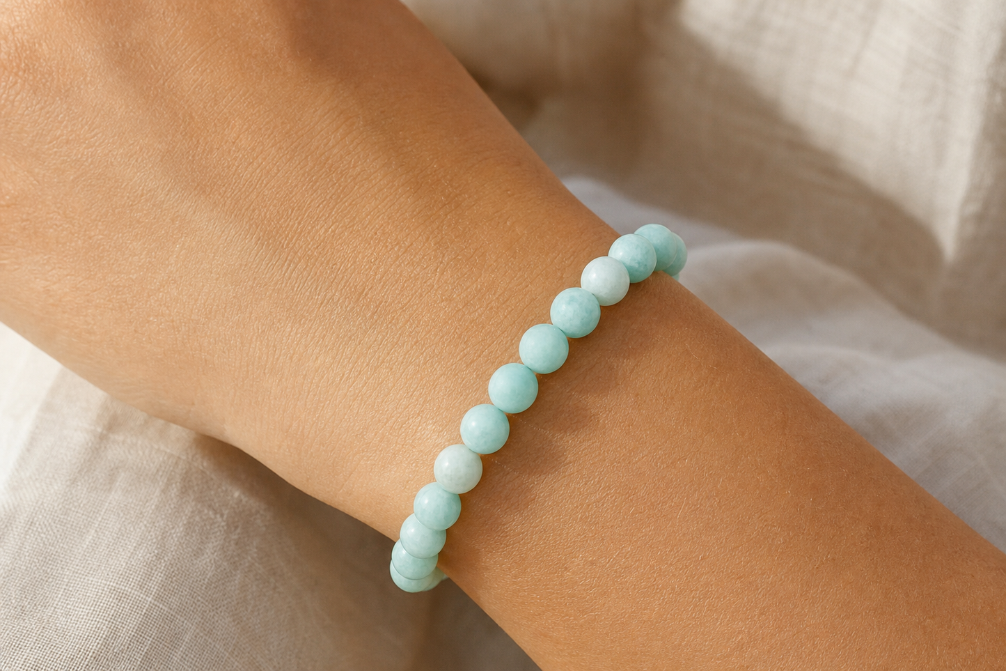 Amazonite Bracelet – Calmness, Communication, and Balance