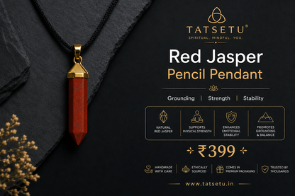 Red Jasper Pencil Pendant