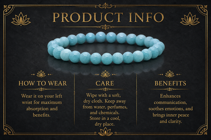 Aquamarine Bracelet – Calmness, Clarity, and Confidence