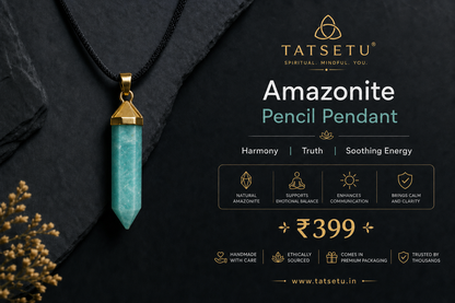 Amazonite Pencil Pendant