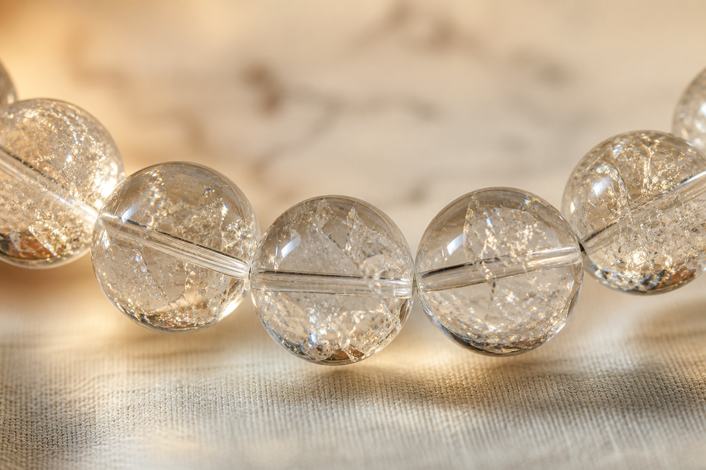 Clear Quartz Bracelet – Healing, Focus, and Energy Amplification