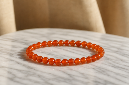 Red Carnelian Bracelet – Confidence, Passion, and Creativity