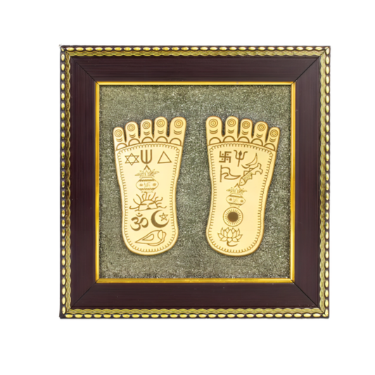 Pyrite Frame Laxmi Charan Paduka