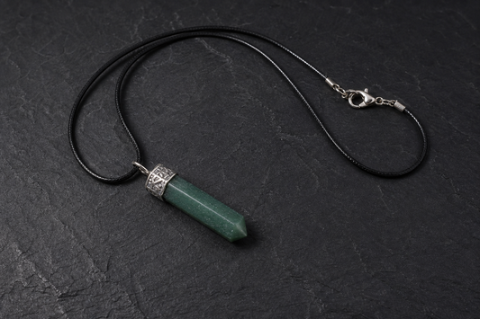 Green Aventurine Pencil Pendant