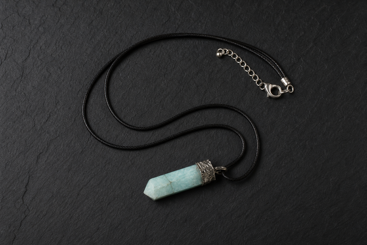Amazonite Pencil Pendant