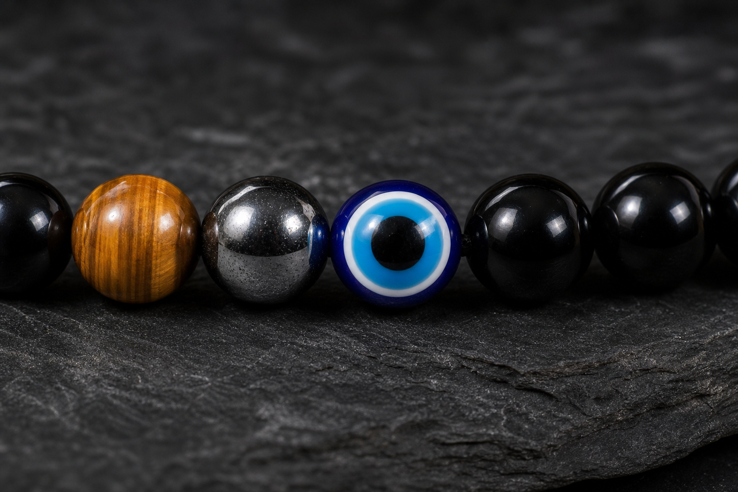 Triple Protection Bracelet – Protection, Grounding, and Positive Energy