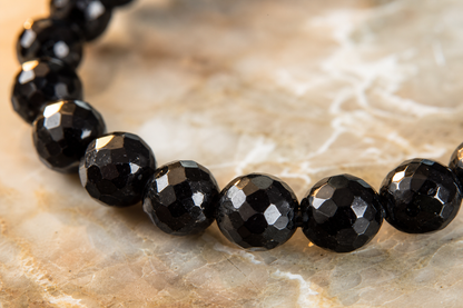 Black Tourmaline Bracelet – Protection, Negativity Removal, and Stability