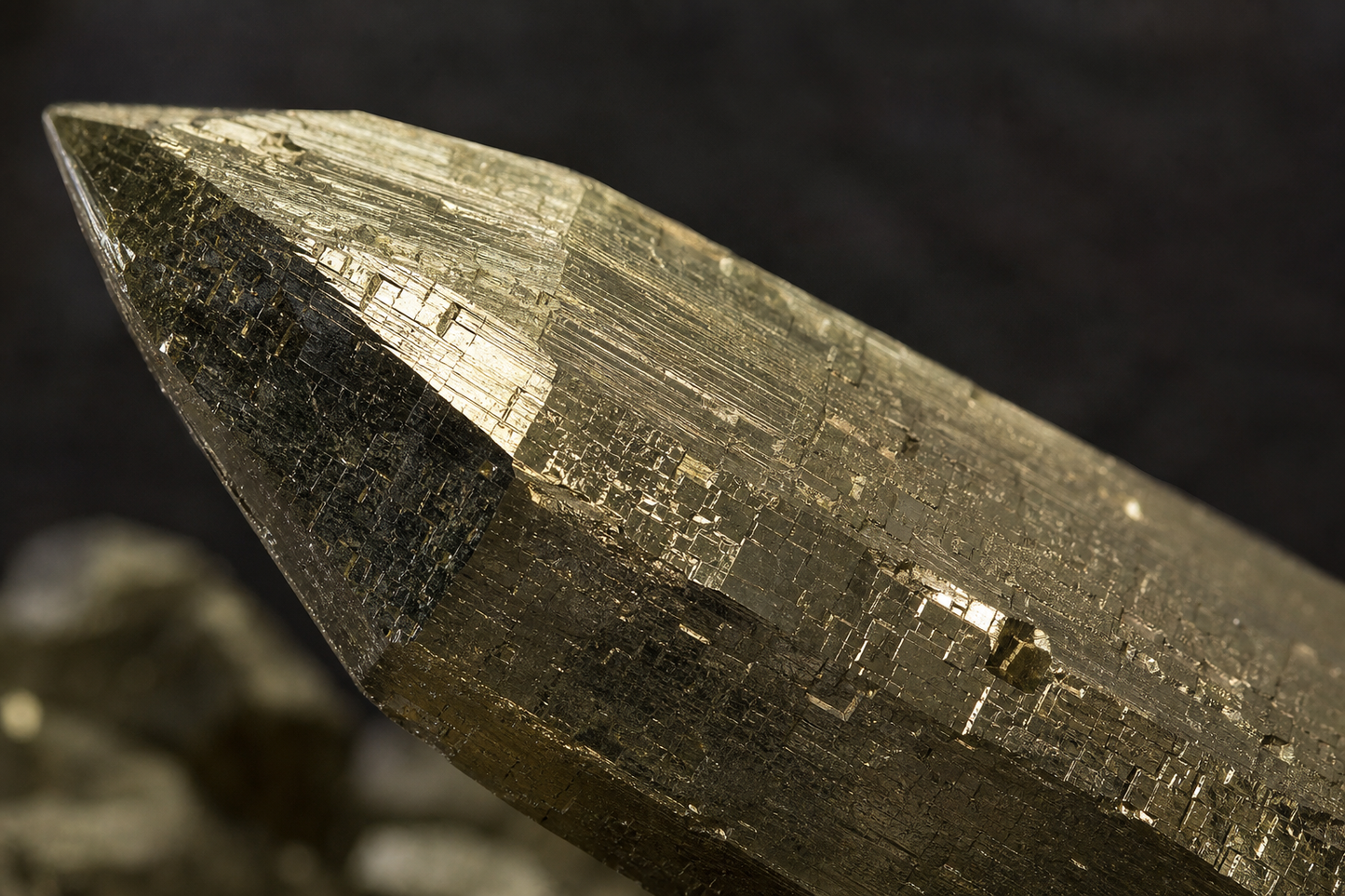 Pyrite Pencil Pendant