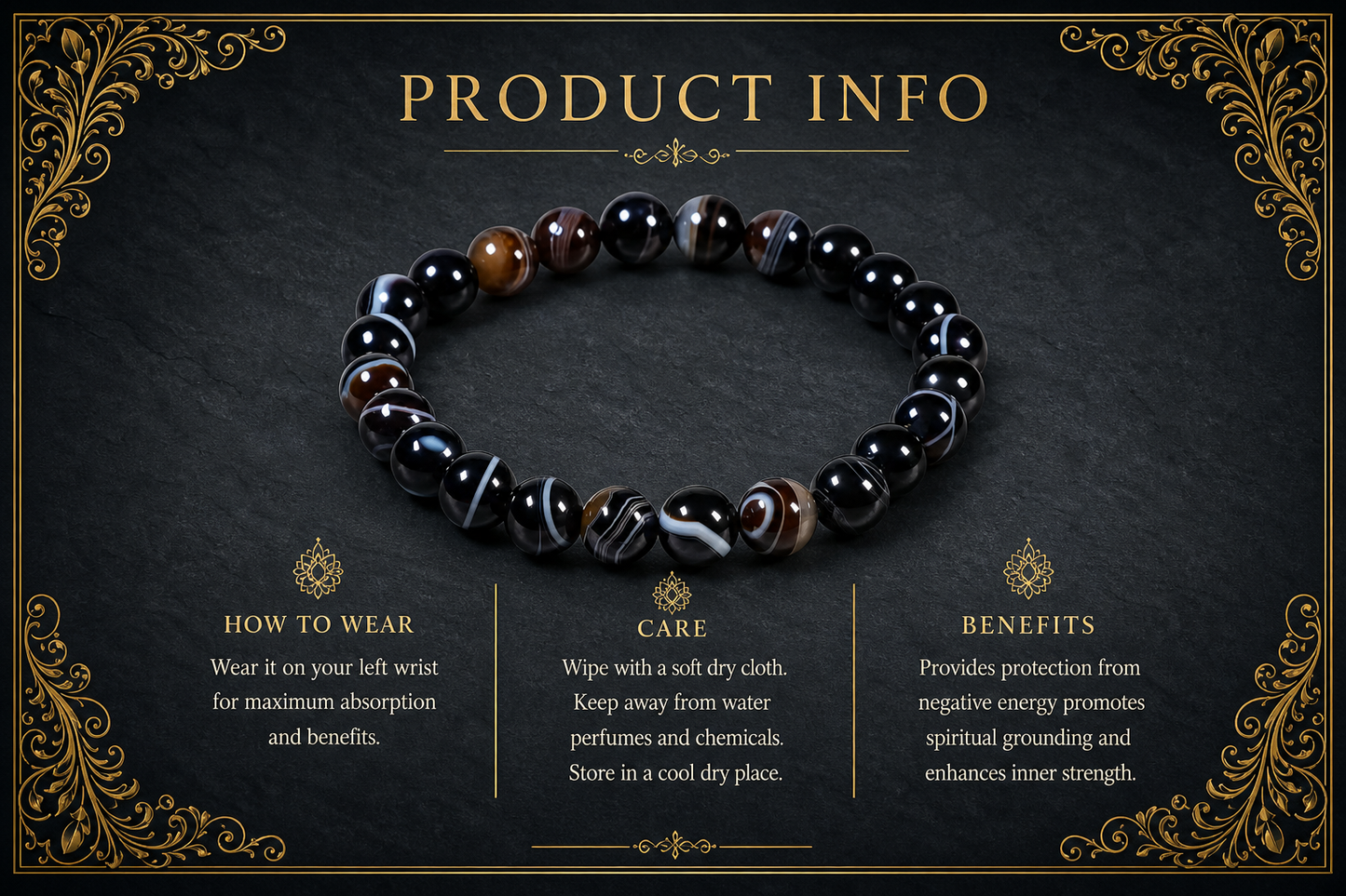 Sulemani Bracelet (Heated) – Protection, Stability, and Negativity Removal