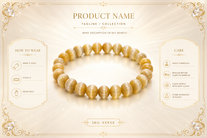 Cat’s Eye Bracelet – Intuition, Detachment, and Spirituality