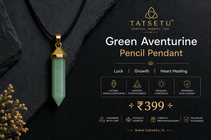 Green Aventurine Pencil Pendant