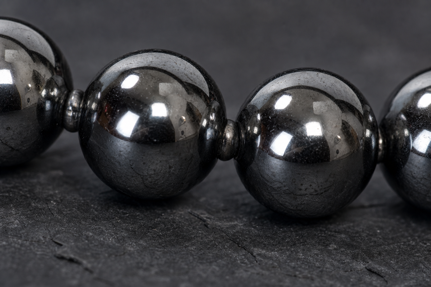 Hematite Bracelet – Grounding, Stability, and Focus
