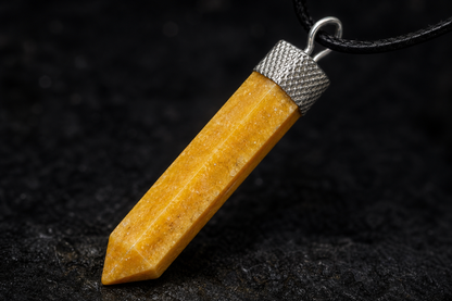 Yellow Aventurine Pencil Pendant