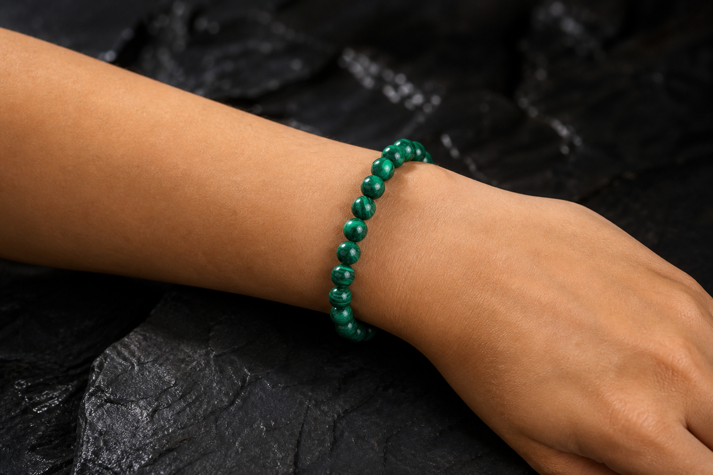 Malachite Bracelet – Transformation, Protection, and Growth