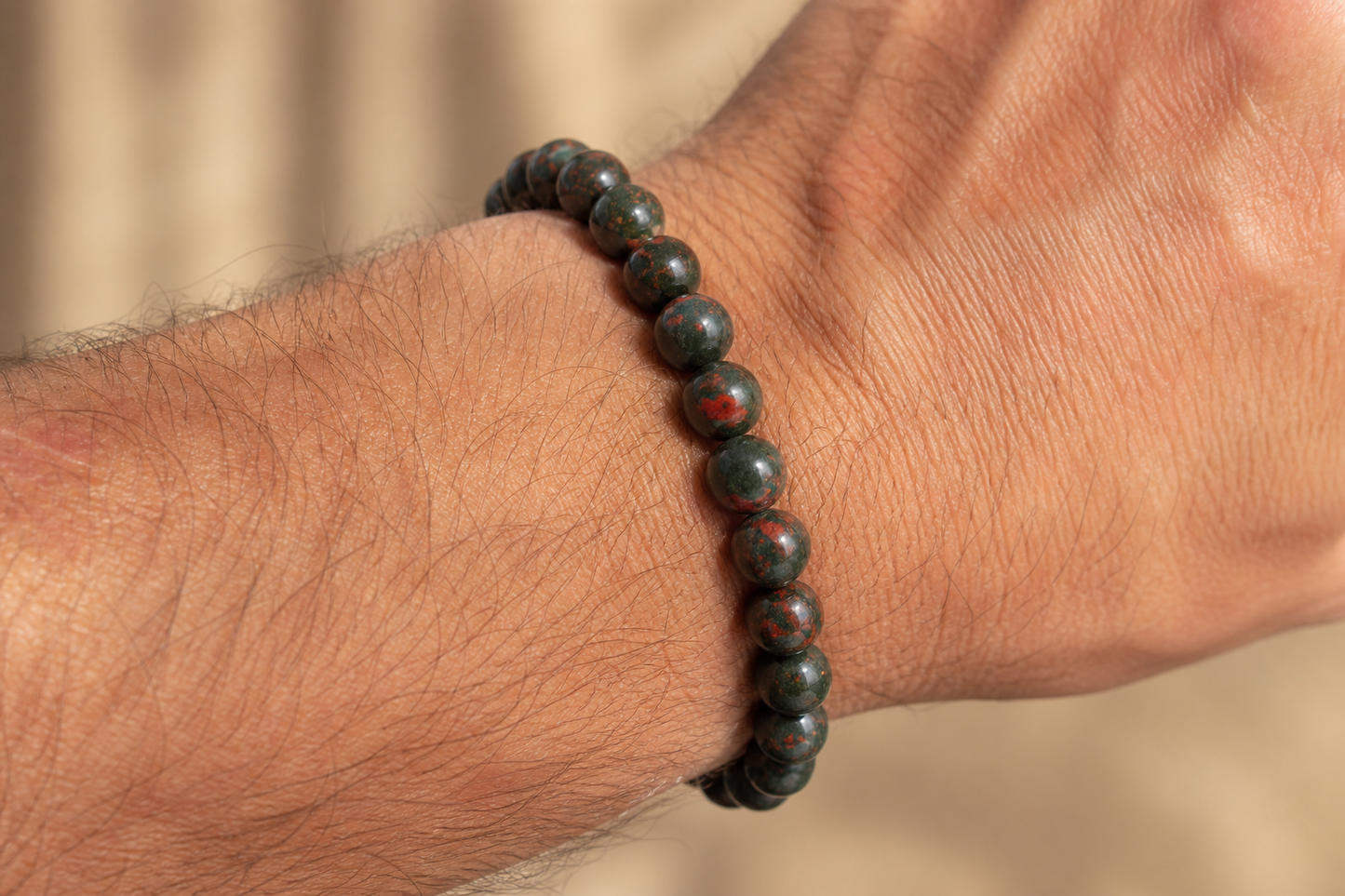 Blood Stone Bracelet – Strength, Courage, and Energy Boost