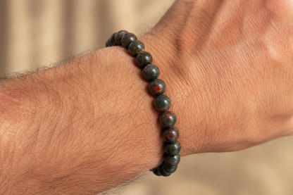 Blood Stone Bracelet – Strength, Courage, and Energy Boost