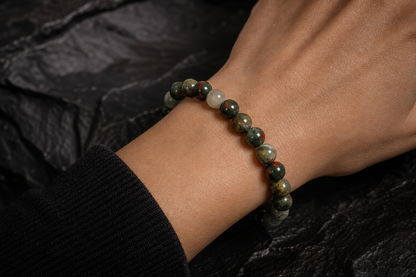 Blood Stone Bracelet – Strength, Courage, and Vitality