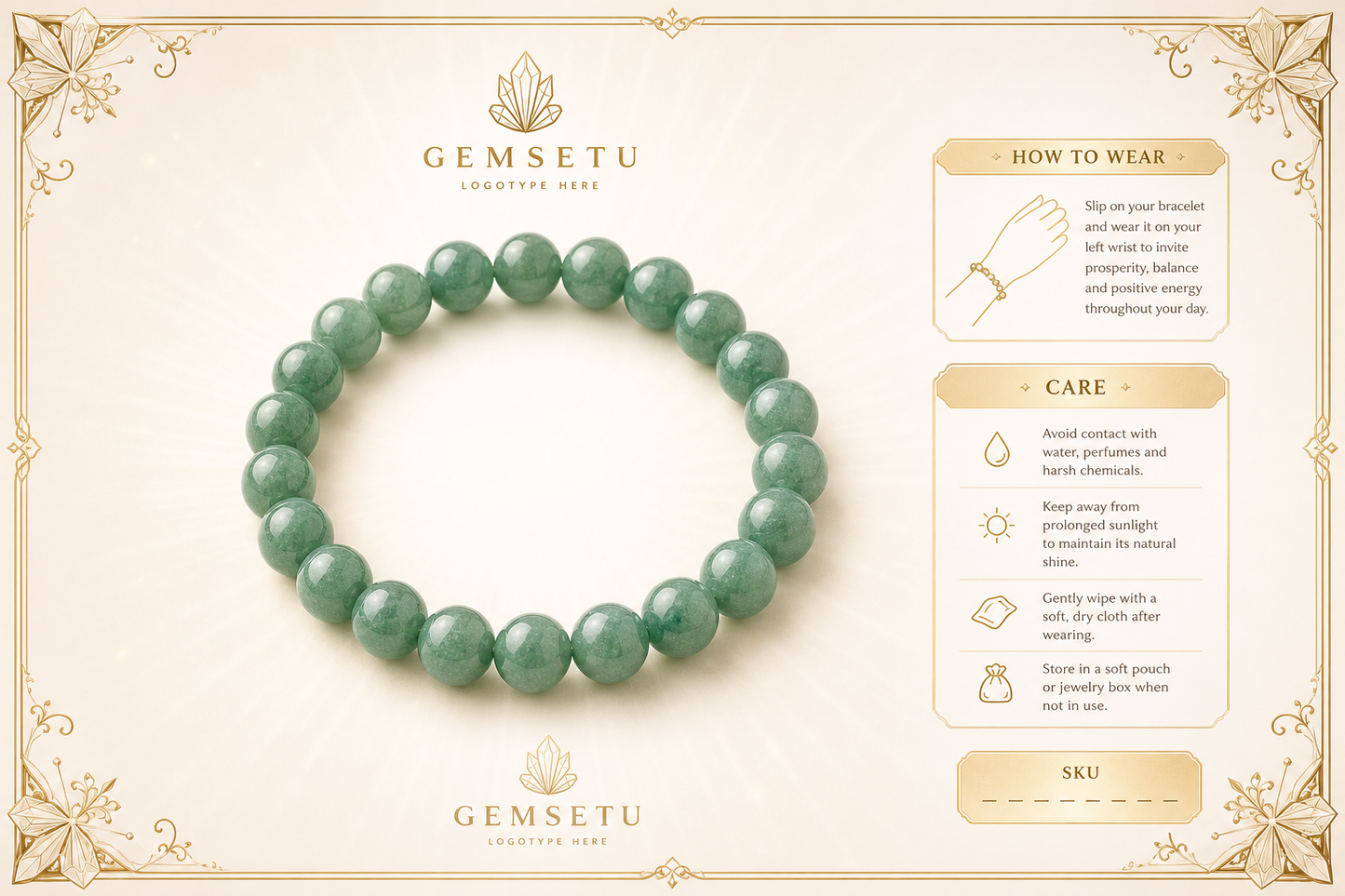 Green Aventurine Bracelet – Luck, Growth, and Prosperity