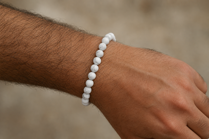 Howlite Bracelet – Patience, Calmness, and Better Sleep