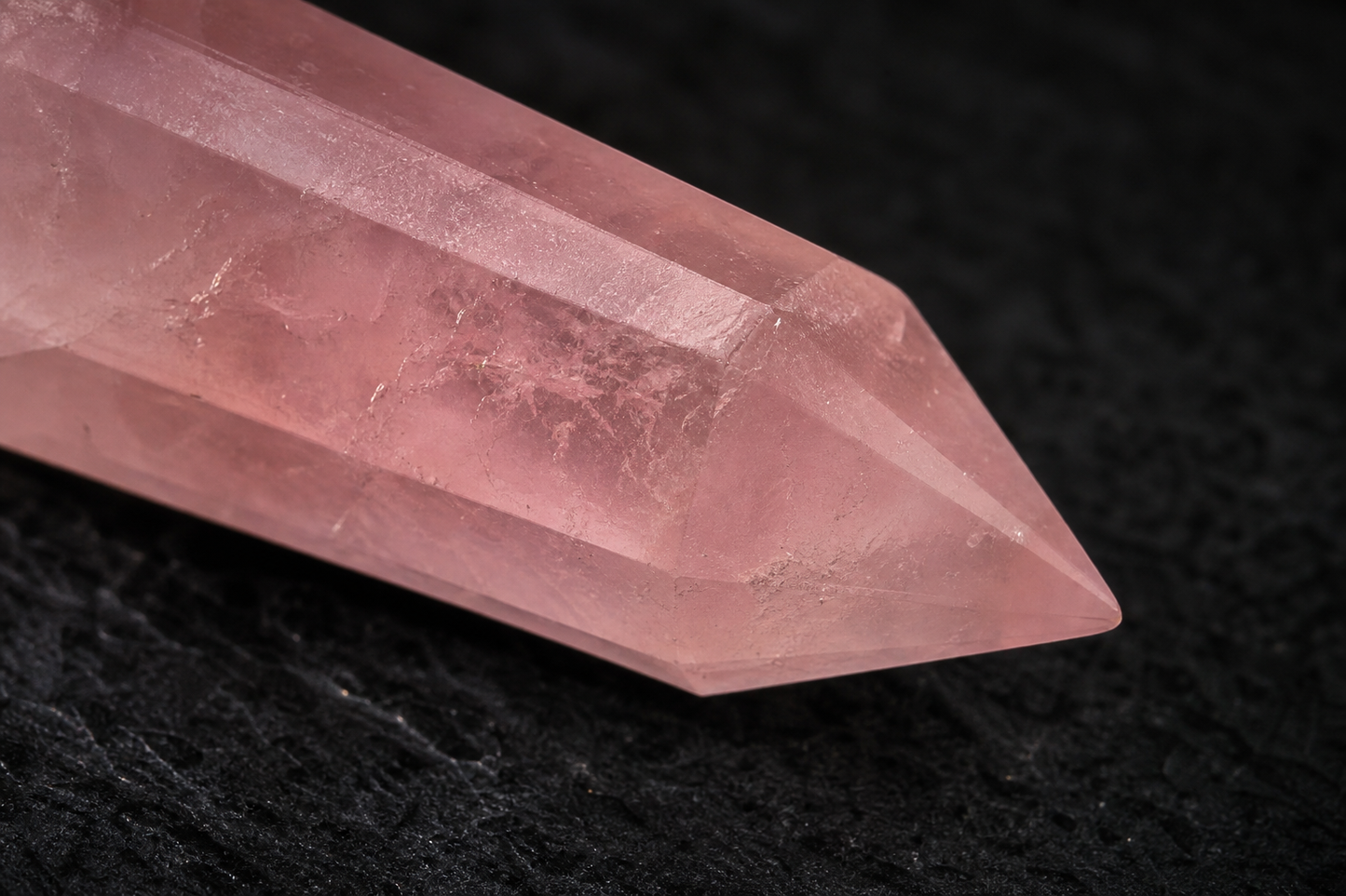 Rose Quartz Pencil Pendant
