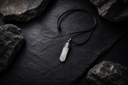 Selenite Pencil Pendant