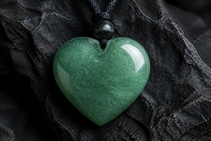 Green Aventurine Heart Shape Pendant