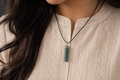 Green Aventurine Pencil Pendant